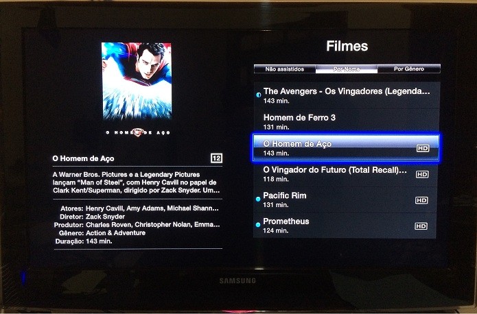 Nem pense em encher a AppleTV de filmes (Foto: Reprodução/Edivaldo Brito)