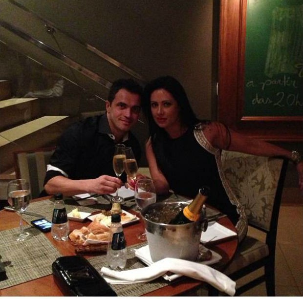 Falcão e Tatiana jantar Ribeirão Preto (Foto: Reprodução/Instagram)