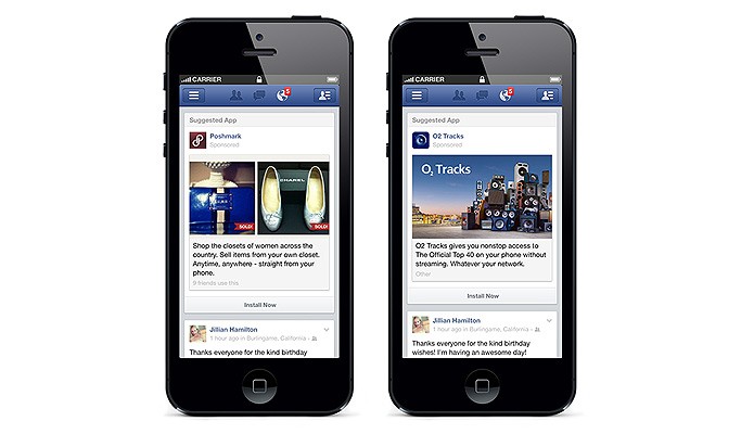 A versão mobile do Facebook ganhou integração com o Parakey, primeiro app comprado pela companhia de Menlo Park (Foto: Reprodução/The Next Web)
