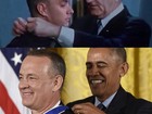 Tom Hanks revive cena de 'Forrest Gump' ao ganhar medalha de Obama