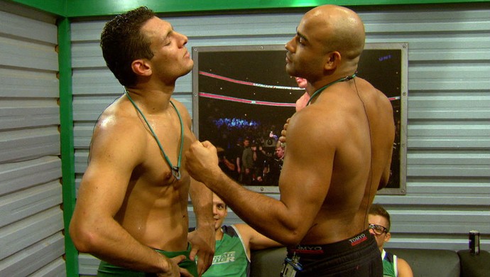 Márcio Lyoto e Warlley Alves MMA TUF Brasil (Foto: Reprodução/TV Globo)