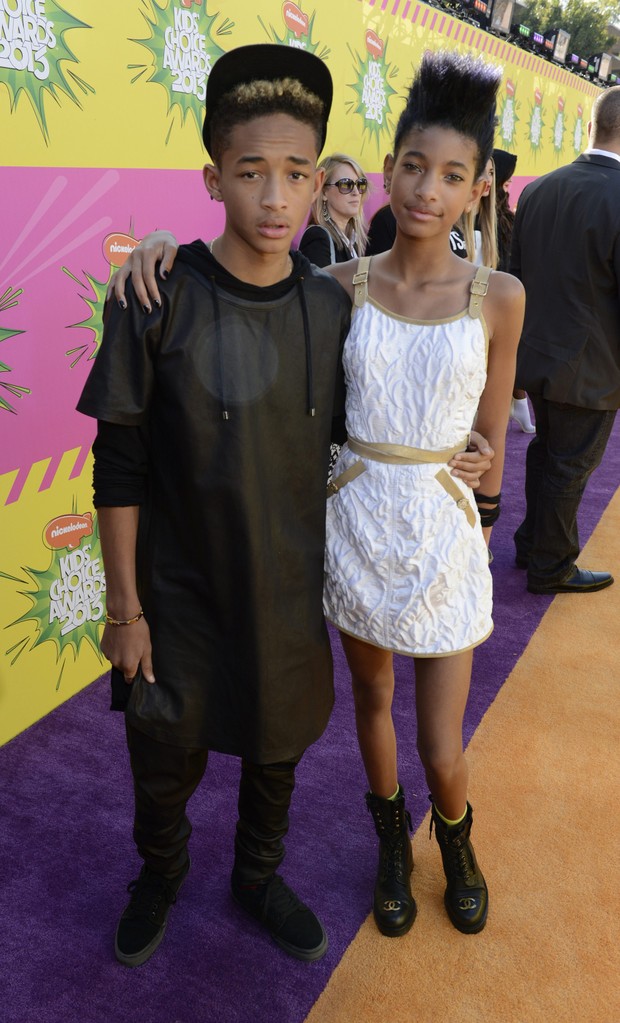 Jaden Smith e sua irmã, Willow (Foto: REUTERS/Phil McCarten)