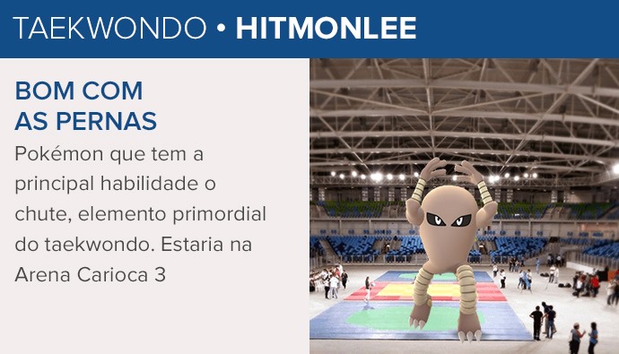 Pokémon GO - Rio 2016 - Hitmonlee (Foto: Infoesporte)