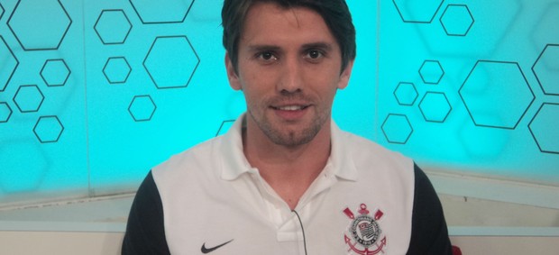 Paulo André no "Bem, Amigos" (Foto: Thiago Braga / sportv.com)