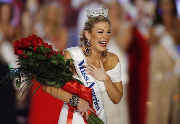 Mallory Hytes Hagan venceu concurso em Las Vegas (Foto: Isaac Brekken/AP)