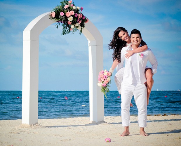 Fernanda D'Ávila casamento em Cancun (Foto: Arquivo Pessoal)