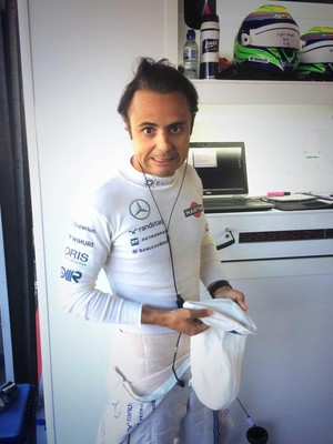 Felipe Massa durante os treinos da Fórmula 1 em Hockenheim, palco do GP da Alemanha (Foto: Reprodução/Twitter)