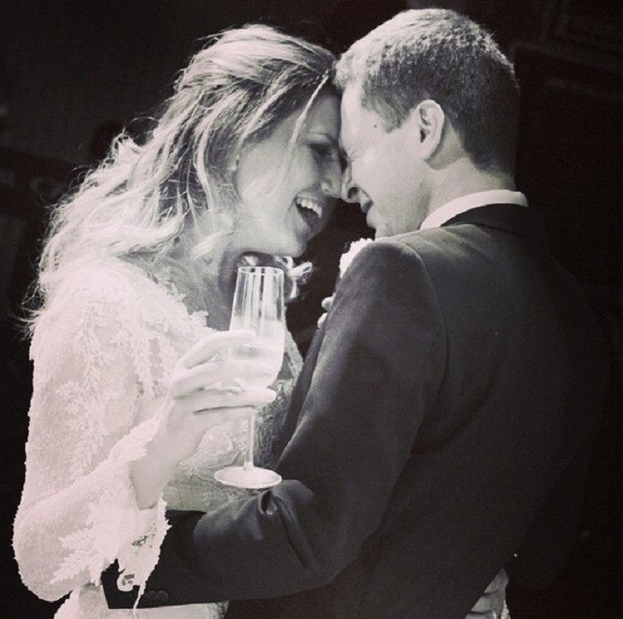 Daiana Garbin e Tiago Leifert se casaram em 2012 (Foto: Arquivo Pessoal)