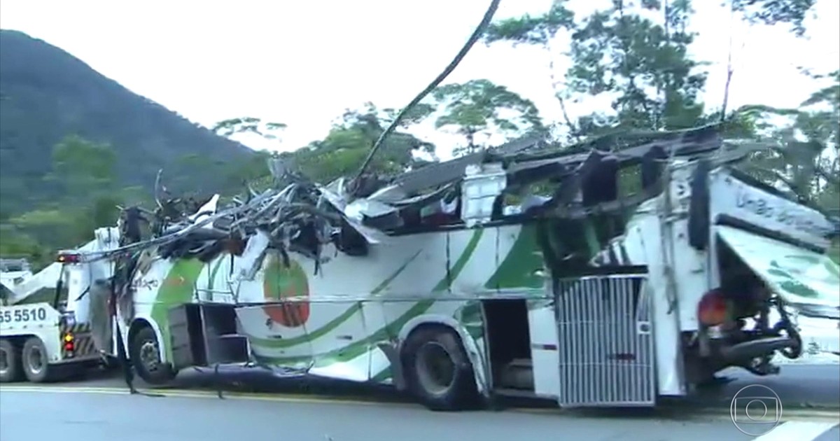 G1 - 'Super microscópio' analisa freios de ônibus que caiu na Mogi