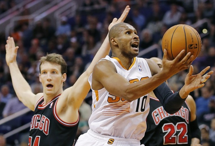 Leandrinho Phoenix Suns NBA Basquete (Foto: Agência AP)