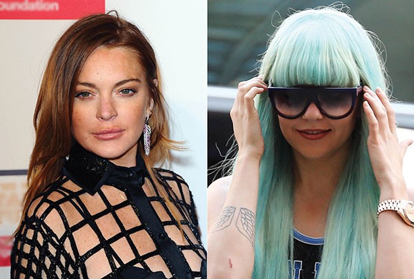 Lindsay Lohan e Amanda Bynes (Foto: Getty Images)