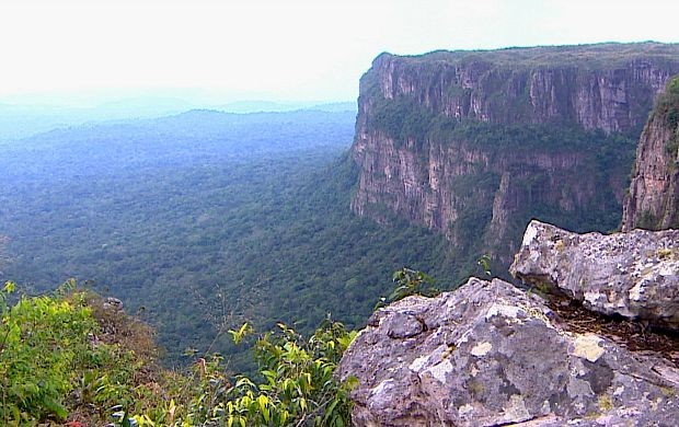 Monte do Tracoá ficca no Parque Nacional dos Pacaas Novos, em Rondônia (Foto: Rondônia TV)