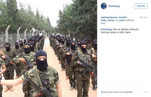 Foto publicada no Instagram pelo perfil Jihadology, associado ao Estado Islamico. (Foto: Reprodução/Instagram/Jihadology)