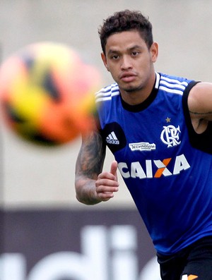 Carlos Eduardo treino Flamengo (Foto: Gustavo Miranda / Agência O Globo)