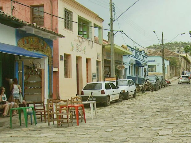 Turistas procuram tranquilidade e misticismo na cidade (Foto: Reprodução/EPTV)