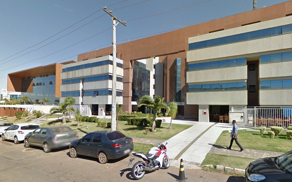Fachada do prédio alugado em Brasília pelo Ministério do Esporte, no SIG (Foto: Google/Reprodução)