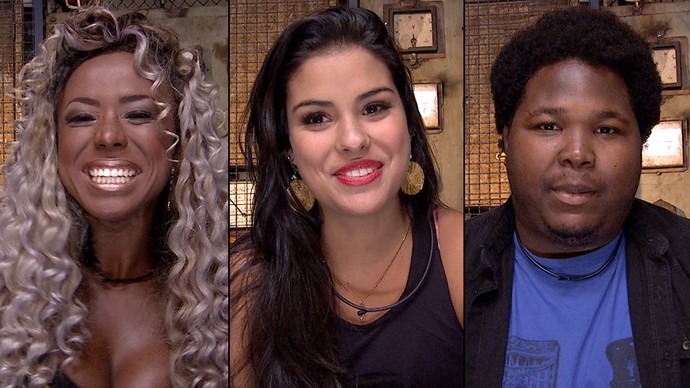 Adélia, Munik e Renan disputam Paredão (Foto: TV Globo)