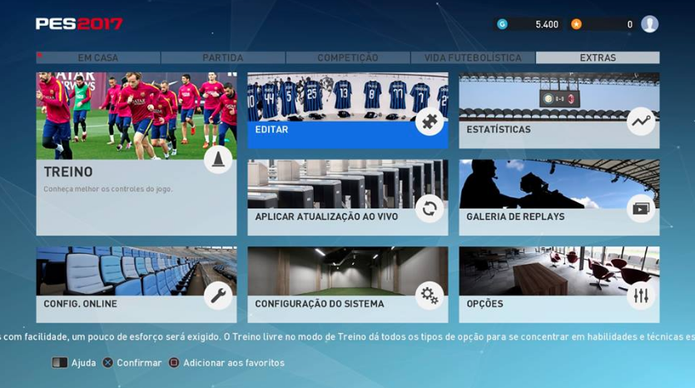 PES 2017: como criar um jogador com suas características no jogo (Foto: Reprodução/Felipe Vinha)