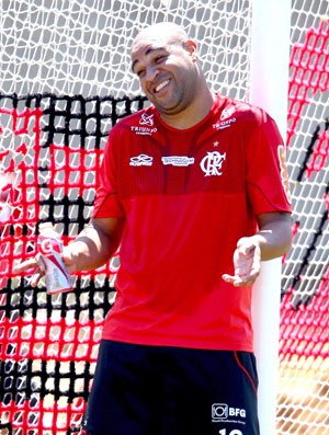Adriano, Flamengo (Foto: Ivo Gonzalez / Agência o Globo)