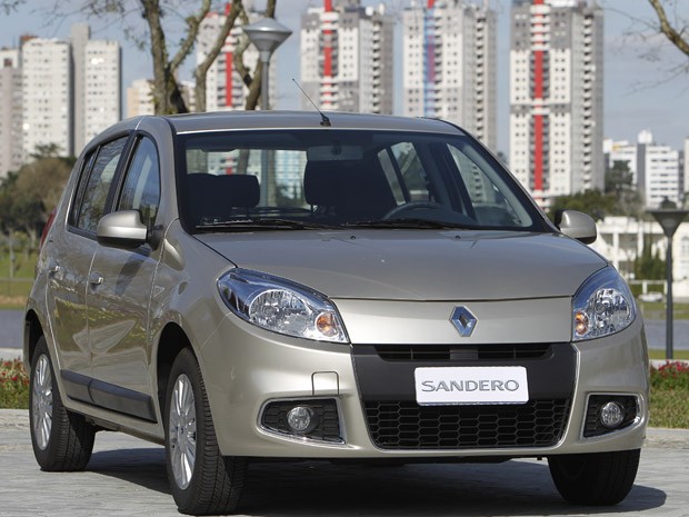 Renault Sandero linha 2013 (Foto: Divulgação) Renault Sandero linha 2013 (Foto: Divulgação)