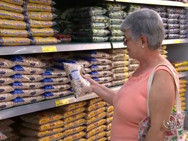 Setor de supermercados registraram maior alta na região (Foto: Reprodução / TV Tem)