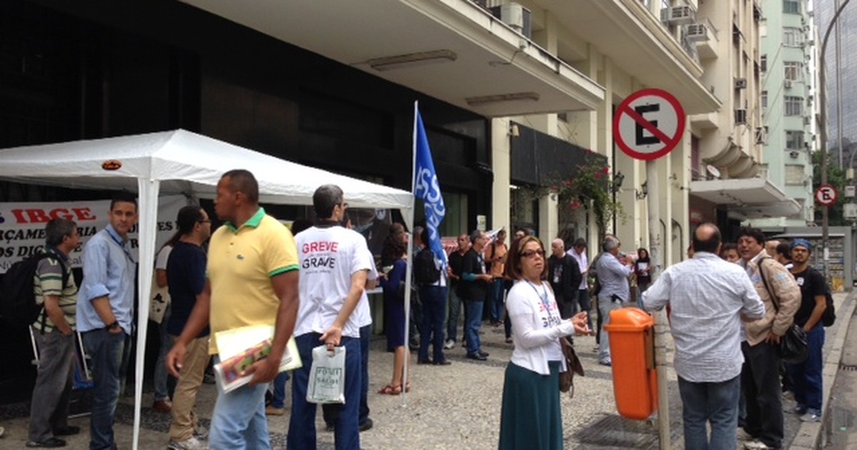 G Funcion Rios Em Greve Do Ibge Fazem Novo Ato No Centro Do Rio