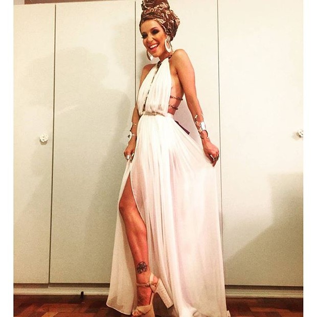 Luiza Possi no Baile da Vogue (Foto: Reprodução/Instagram)