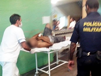 Feridos já foram liberados do Pronto Socorro de Cuiabá. (Foto: Internauta/VC no G1)