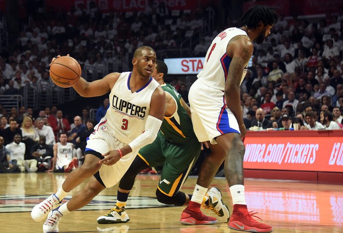 Chris Paul Jazz x Clippers NBA (Foto: Reuters)
