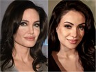 Modelo que é sósia de Angelina Jolie grava clipe com Paulo Ricardo
