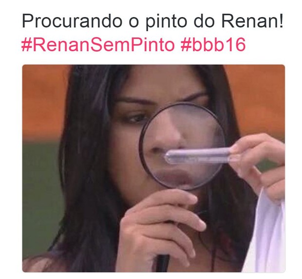 Memes ironizam ex-BBB Renan (Foto: Reprodução/Twitter)