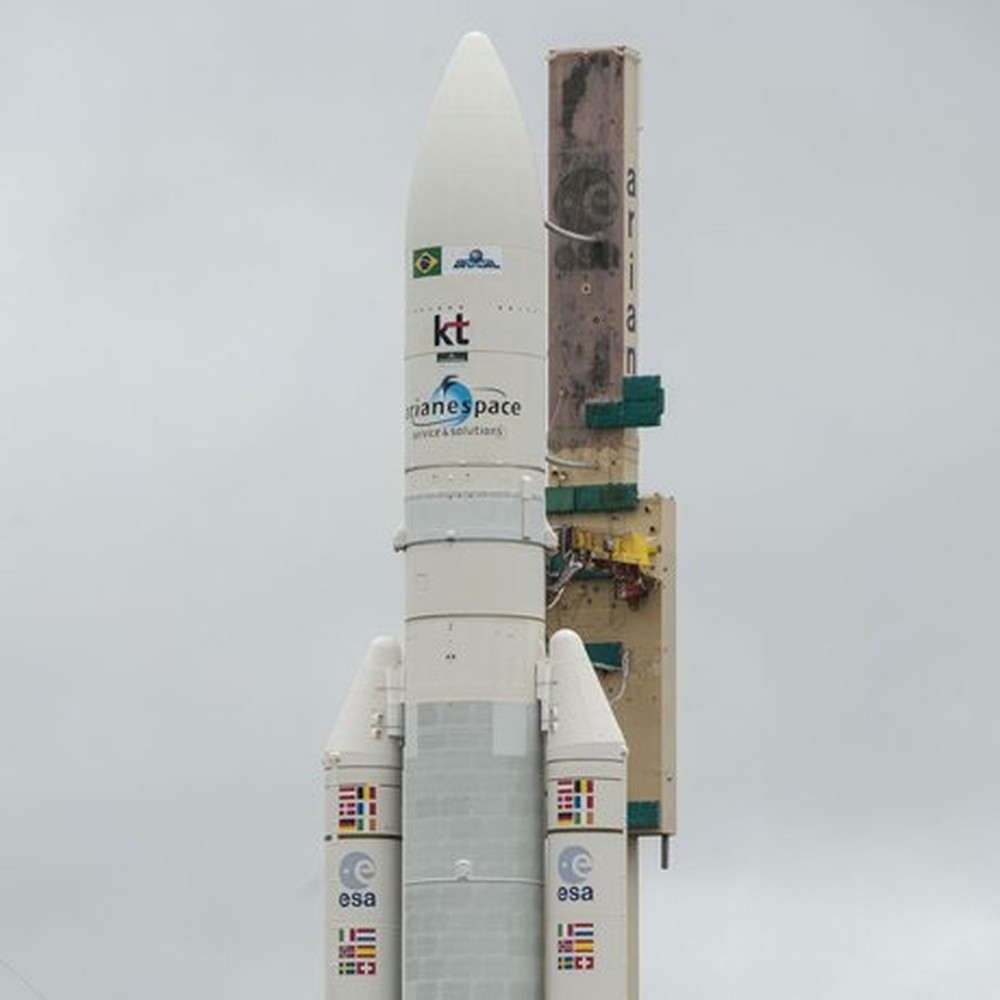 Foguete Ariane 5 (Foto: Reprodução/Twitter/@Arianespace)