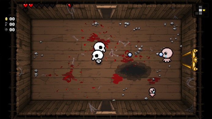 Níveis aleatórios de The Binding of Isaac: Rebirth apresentam surpresas em cada canto (Foto: Divulgação)