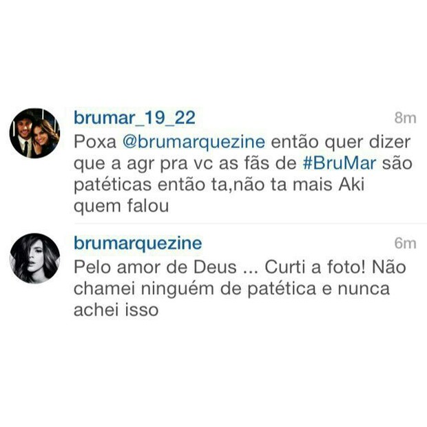 Bruna Marquezine discute com fãs em Instagram (Foto: Reprodução/Instagram)