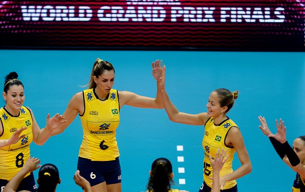 Seleção brasileira feminina 3 x 0 Itália, Grand Prix vôlei (Foto: Divulgação / FIVB)