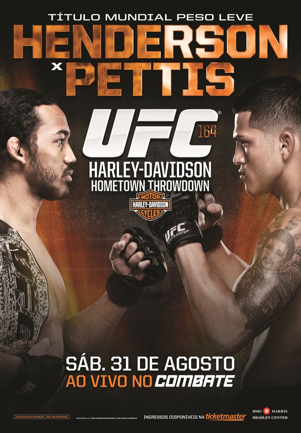 Poster UFC 164 (Foto: Divulgação)