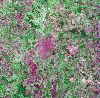 Campo Grande em imagem de satélite 