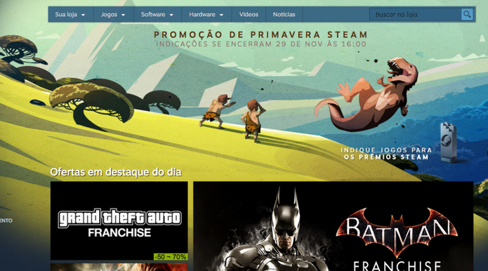 Promoção de Primavera no Steam (Foto: Reprodução/Felipe Vinha) Promoção de Primavera no Steam (Foto: Reprodução/Felipe Vinha)