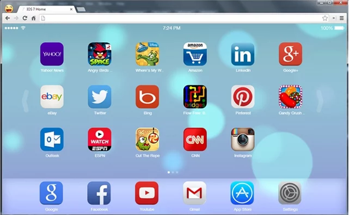 Aparência do iOS 7 pode ser reproduzida nas guias (foto: Reprodução/