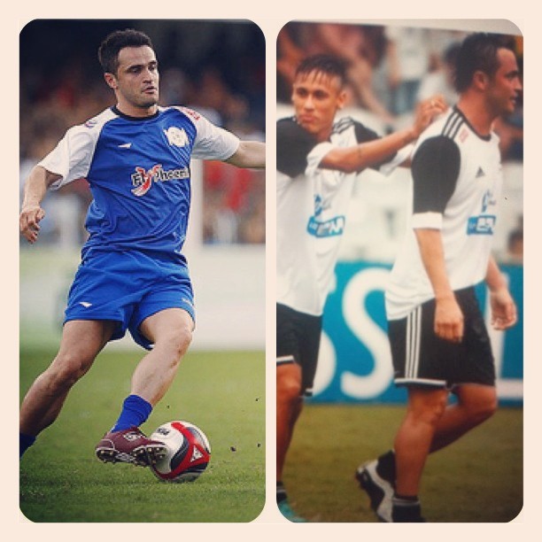 Neymar e Falcão do futsal (Foto: Reprodução / Instagram)