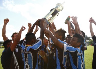 Grêmio campeão gaúcho sub-17 (Foto: Rodrigo Fatturi/Grêmio/Divulgação)
