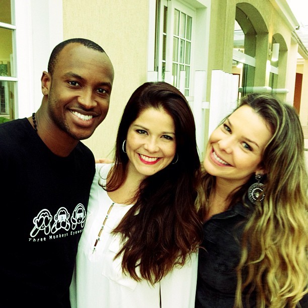 Thiaguinho, Samara Felippo e Fernanda Souza (Foto: Instagram/ Reprodução)