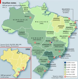 Italordnia  mais adequado que Belndia, segundo a Economist (Foto: Reproduo/Economist)