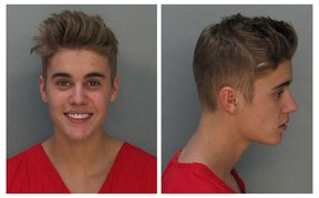 Justin Bieber na foto de fichamento policial (Foto: Divulgação/ Departamento de Polícia de Miami/Reuters)