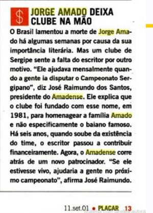 Matéria fala de suposta relação. Cartola nega entrevista (Foto: Reprodução) Matéria fala de suposta relação. Cartola nega entrevista (Foto: Reprodução)