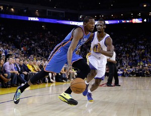 Kevin Durant Golden State x Oklahoma NBA (Foto: Getty)