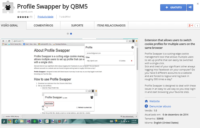 Profile Swapper pode ser uma ferramenta muito útil no Chrome (Foto: Divulgação)