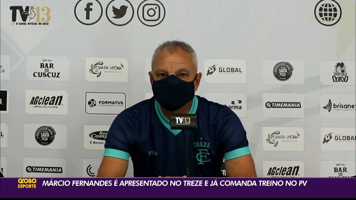 Assista no ge começa a era Márcio Fernandes no Treze treze ge