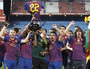 Barcelona, Campeão Copa do Rei (Foto: EFE)