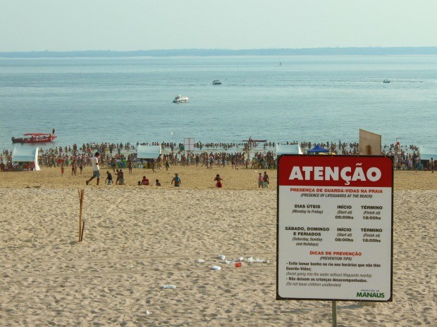 No total, 12 mortes já foram registradas na praia. (Foto: Mônica Dias)